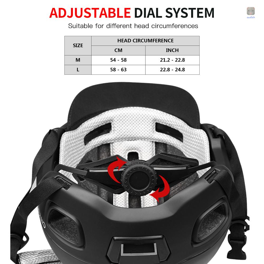 Gub Mũ Bảo Hiểm Đi Xe Đạp Có Tấm Che Nắng Tháo Rời Được Cho Nam Và Nữ