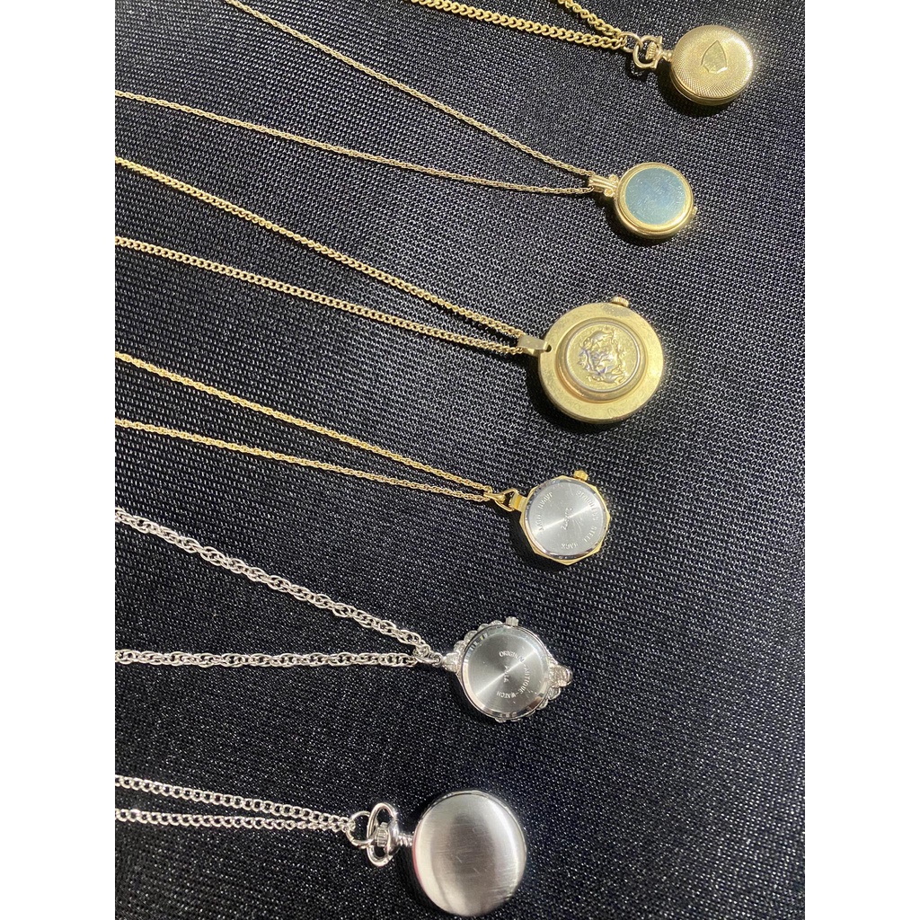 Độc lạ dây chuyền đồng hồ cho nam nữ hàng 2hand, vintage bãi Nhật