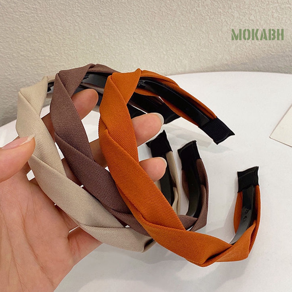 Băng Đô Cài Tóc Màu Sắc Trơn Đơn Giản Dễ Phối Đồ