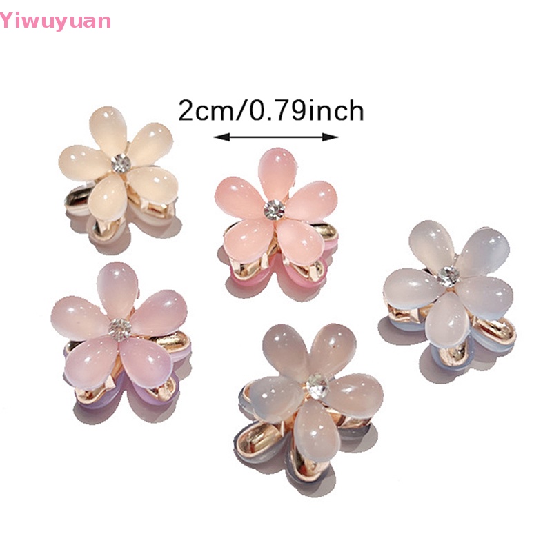 Bộ 2 Kẹp Tóc Hai Mặt Đính Đá Pha Lê Bằng Hợp Kim Thời Trang Mùa Hè Cho Nữ