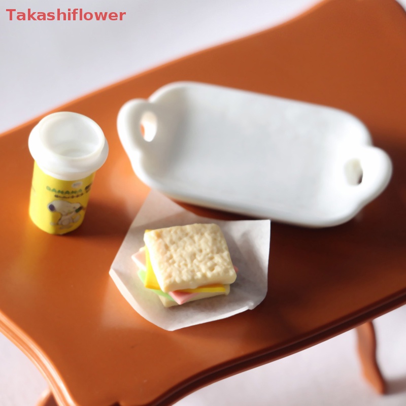 Mô Hình Bữa Sáng Thức Ăn Trang Trí Nhà Búp Bê