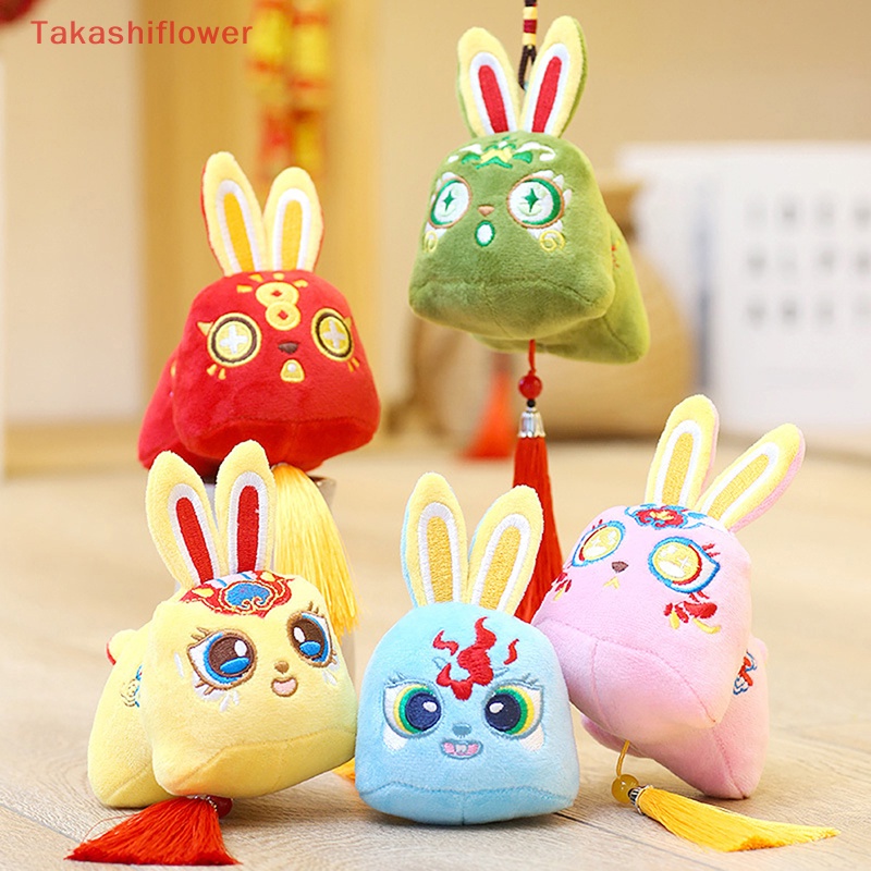 Thỏ Nhồi Bông Thiết Kế Xinh Xắn Mừng Năm Mới