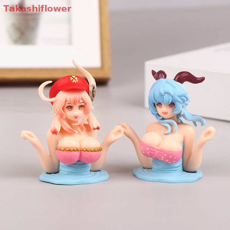 Mô Hình Nhân Vật Anime Klee / Ganyu Lắc Ngực Gợi Cảm Dễ Thương