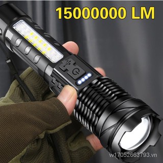 Đèn pin chiến thuật siêu sáng chống thấm nước có thể sạc lại lumens 18650 otrw