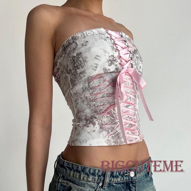 Áo Lửng Không Tay Họa Tiết Hoa Thời Trang Quyến Rũ Cho Nữ