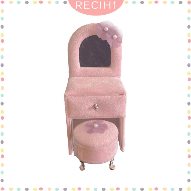 Giá Đỡ Trang Sức Đồ Chơi Để Bàn Màu Hồng Dành Cho Búp Bê