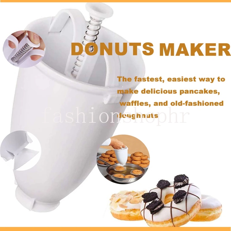Khuôn Làm Bánh Donut Bằng Nhựa Gọn Nhẹ Tiện Dụng