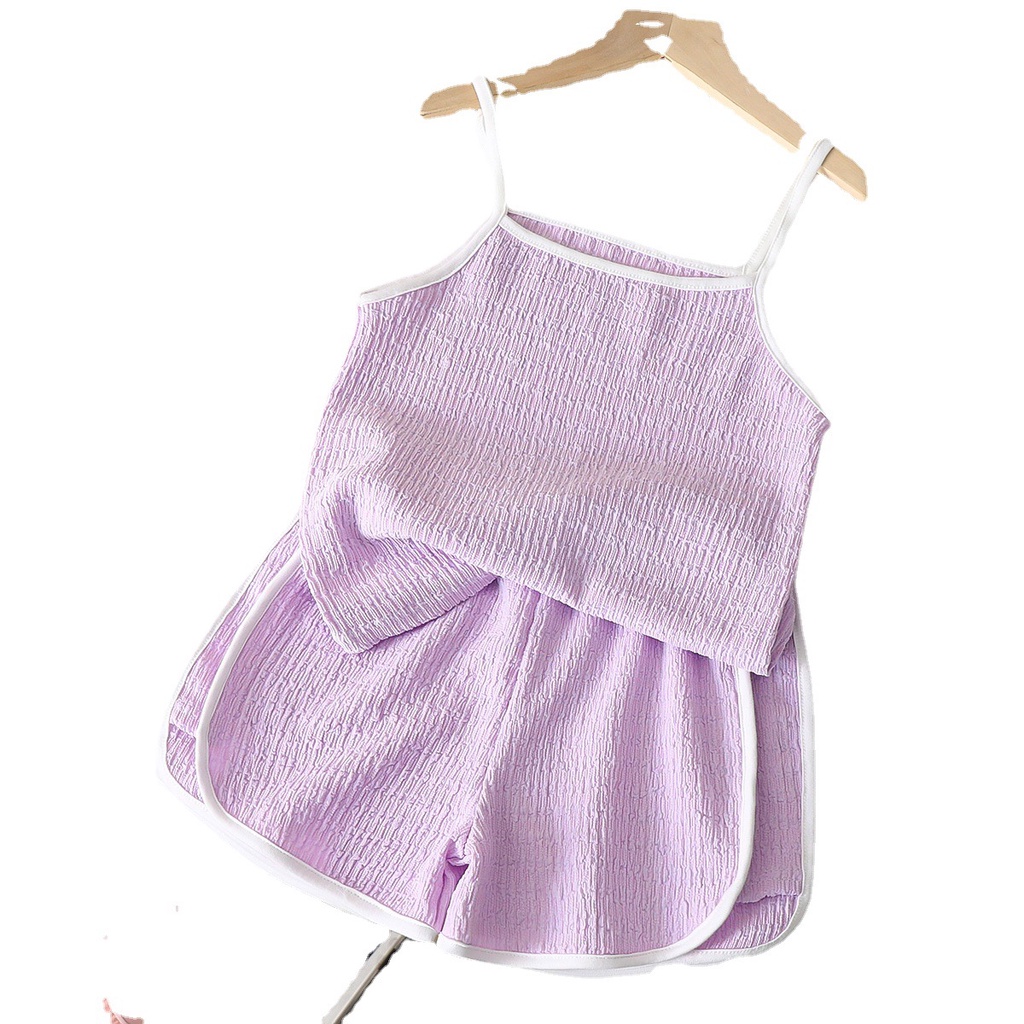Bộ Áo Thun + Quần Yếm Thời Trang Cho Bé Gái 2832