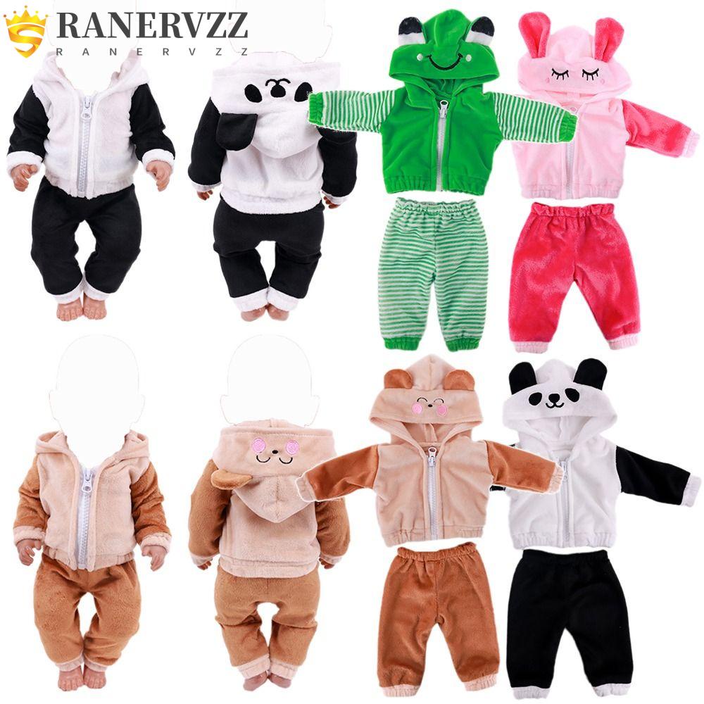 Ranervzz Quần Áo Gấu Trúc Vịt Nhồi Bông Đáng Yêu Dành Cho Búp Bê