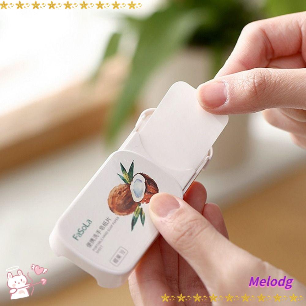 Set 100 Giấy Xà Phòng Mini Hình Trái Dâu Dễ Thương