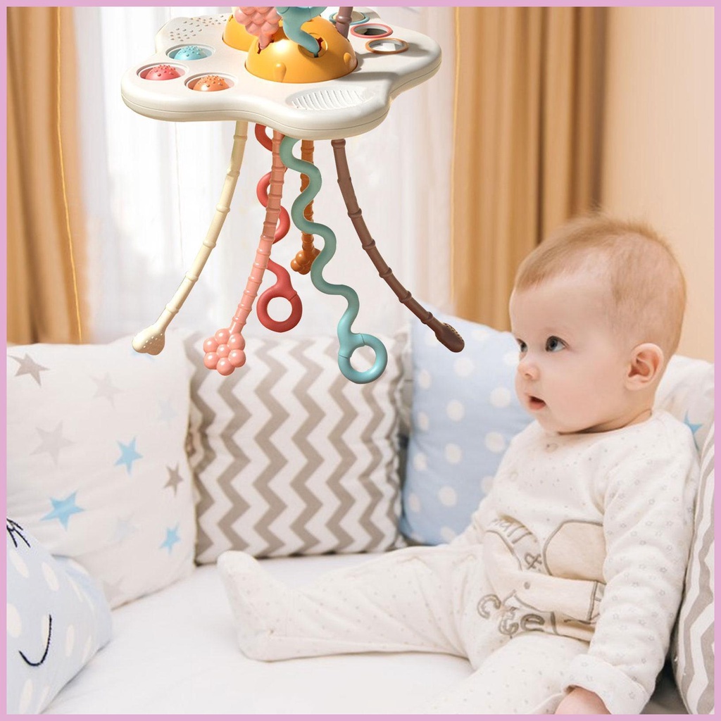 Đồ Chơi Dây Kéo Dạy Học Theo Phương Pháp Montessori Với Bong Bóng Đơn Giản Cho Bé