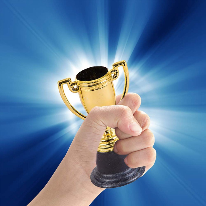 Set 20 Cốc Vàng Mini Bằng Nhựa Đồ Chơi Giải Thưởng Cho Bé