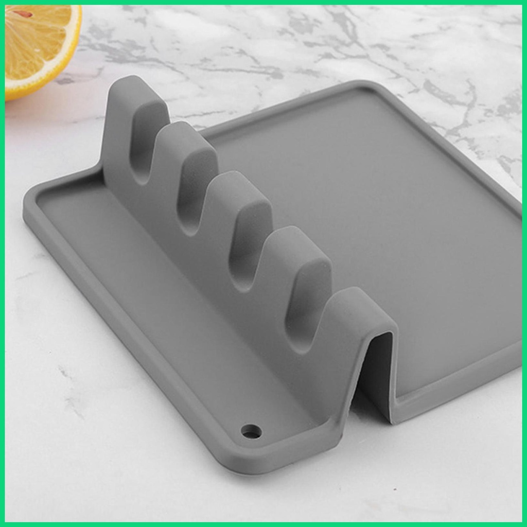 Giá Đỡ Dụng Cụ Nấu Ăn Bằng Silicon Tiện Dụng Cho Nhà Bếp