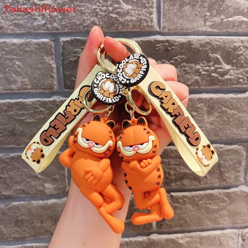 Móc Khóa Điện Thoại Hình Mèo Garfield Đáng Yêu