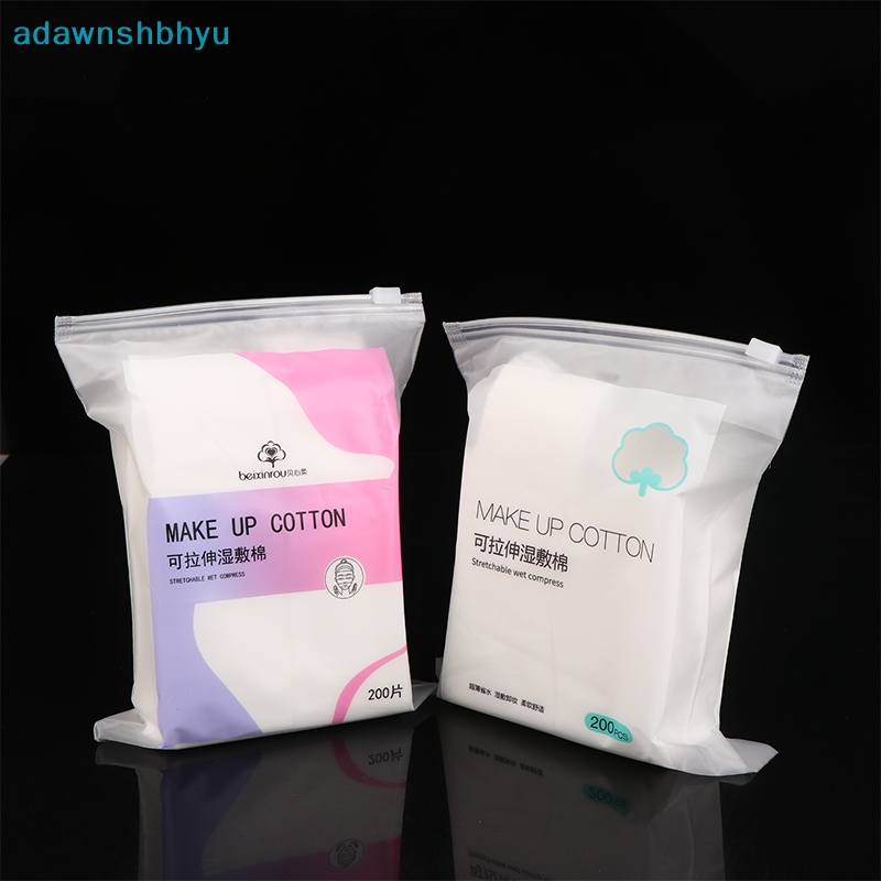 Set 200 Bông Tẩy Trang Làm Sạch Da Mặt Chất Liệu Cotton Tinh Khiết Có Thể Kéo Dài