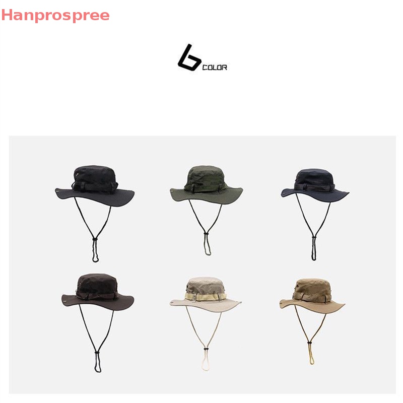 Hanprospree > Mũ Tai Bèo Phối Lưới Rộng Vành Chống Tia UV Khi Đi Biển Ngoài Trời