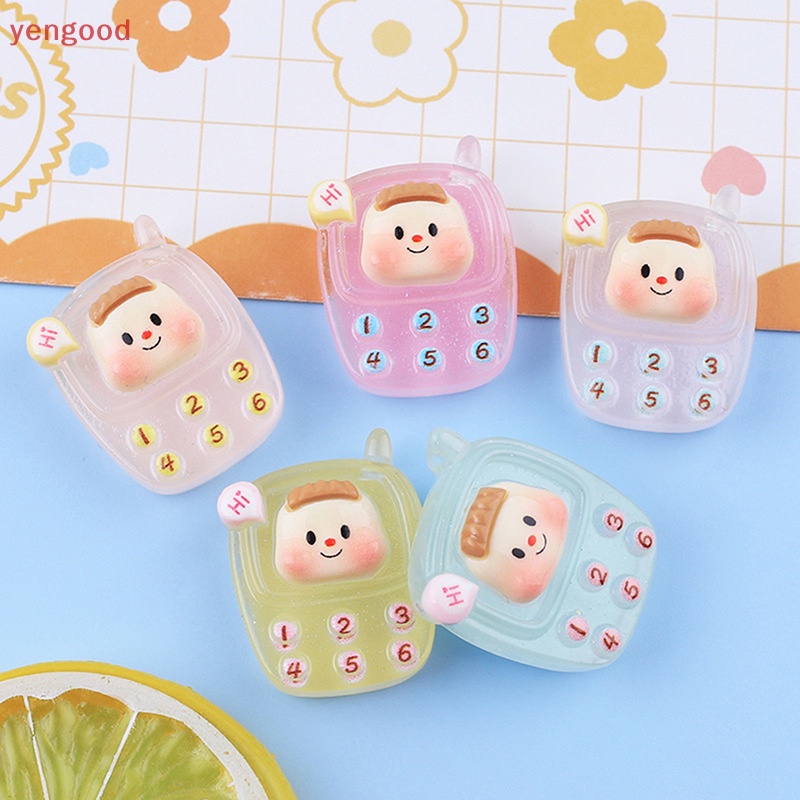 Set 5 Chiếc Điện Thoại Dạ Quang Mini Dùng Để Trang Trí Nhà Búp Bê