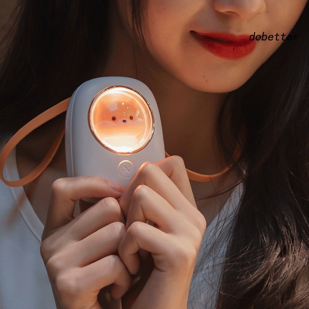 Quạt Làm Mát Đeo Cổ 3 Tốc Độ Rảnh Tay Kèm Sạc USB Tiện Dụng Cho Mùa Hè