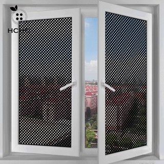 Miếng dán cửa sổ kính HCHC dạng lưới tự dính chống nắng chống tia UV cho phòng ngủ/ văn phòng