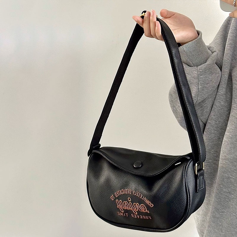 Deere Jack Túi Đeo Chéo Vai Phong Cách Hàn Quốc Đơn Giản Sang Trọng Cá Tính Dành Cho Nữ