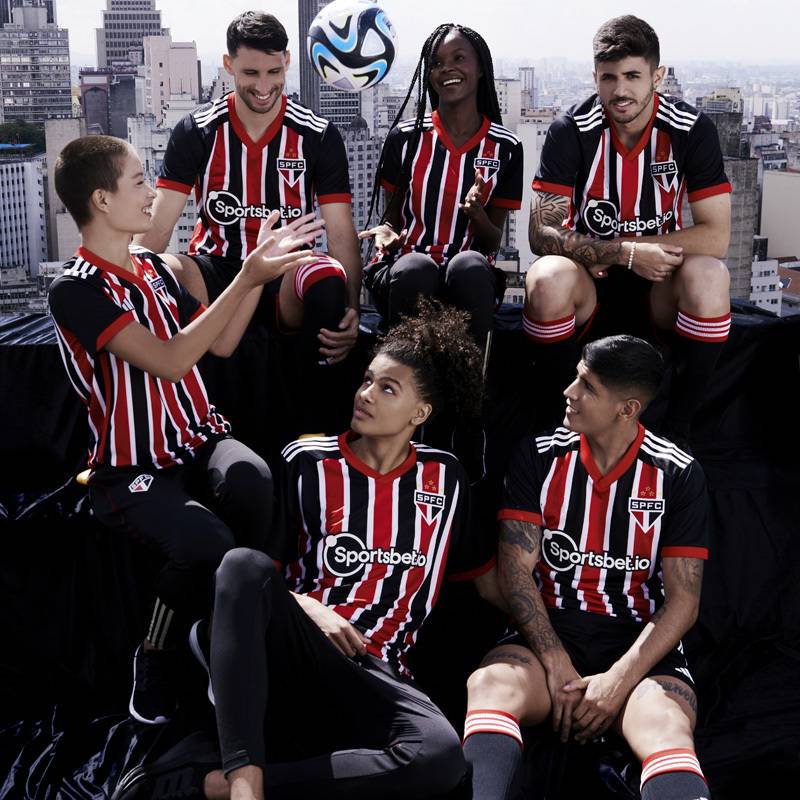 Áo Thun Bóng Đá Tay Ngắn HQ1 2023-2024 Sao Paulo FC QH1