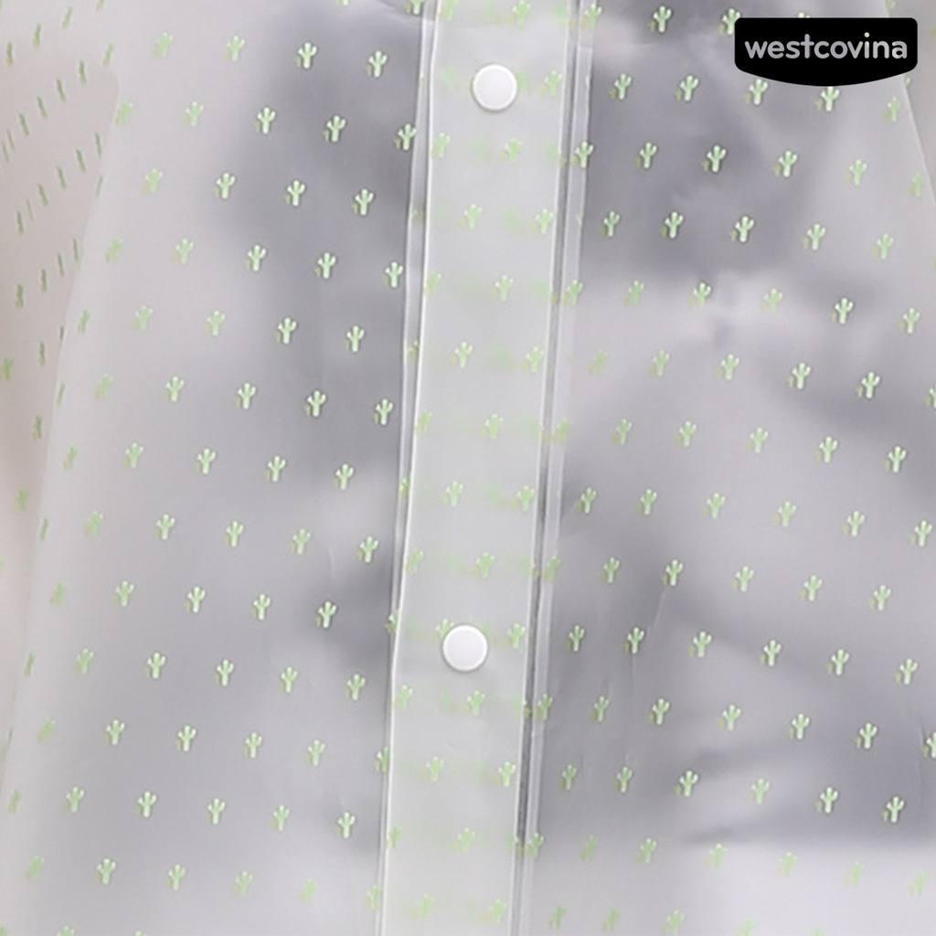 [COD]☁Áo Mưa Trong Suốt Có Mũ Trùm Chống Thấm Nước Có Thể Tái Sử Dụng Cho Các Hoạt Động Ngoài Trời