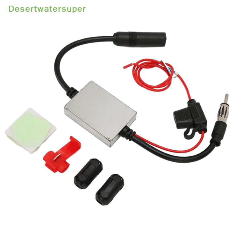 Ăng Ten Khuếch Đại Tín Hiệu FM 88-108 Mhz 12V Cho Xe Hơi