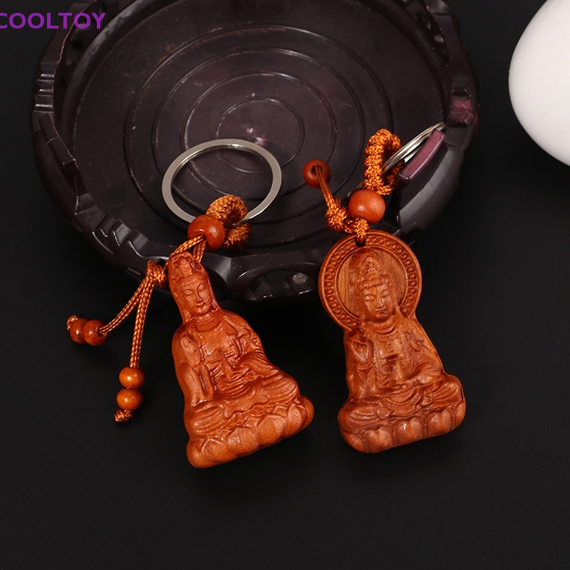 Cooltoy Mahogany Móc Chìa Khóa Khắc Ba Chiều Quà Tặng Trang Sức Cho Nam Và Nữ