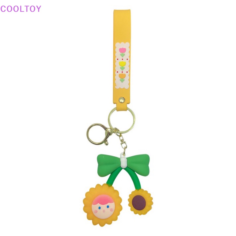 Móc Khóa Cao Su Hình Hoa Hướng Dương Dễ Thương 2023