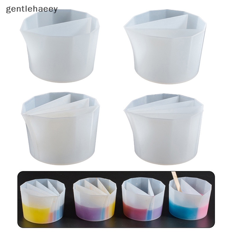 Cốc Silicone Chia 2 / 3 / 4 / 5 Ngăn Có Thể Tái Sử Dụng Tiện Lợi