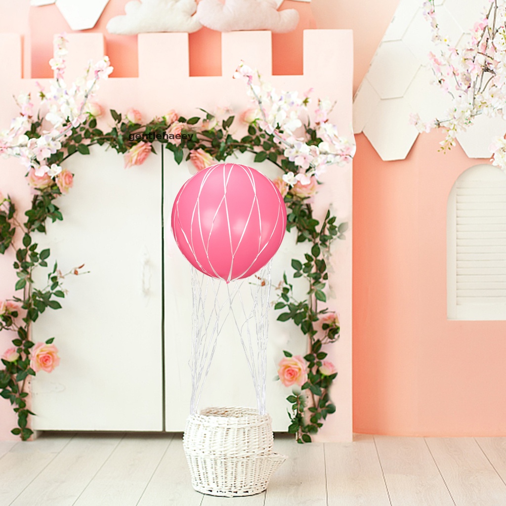 Set 6 Bong Bóng Dạng Lưới 36 '' Dùng Để Trang Trí Khinh Khí Cầu