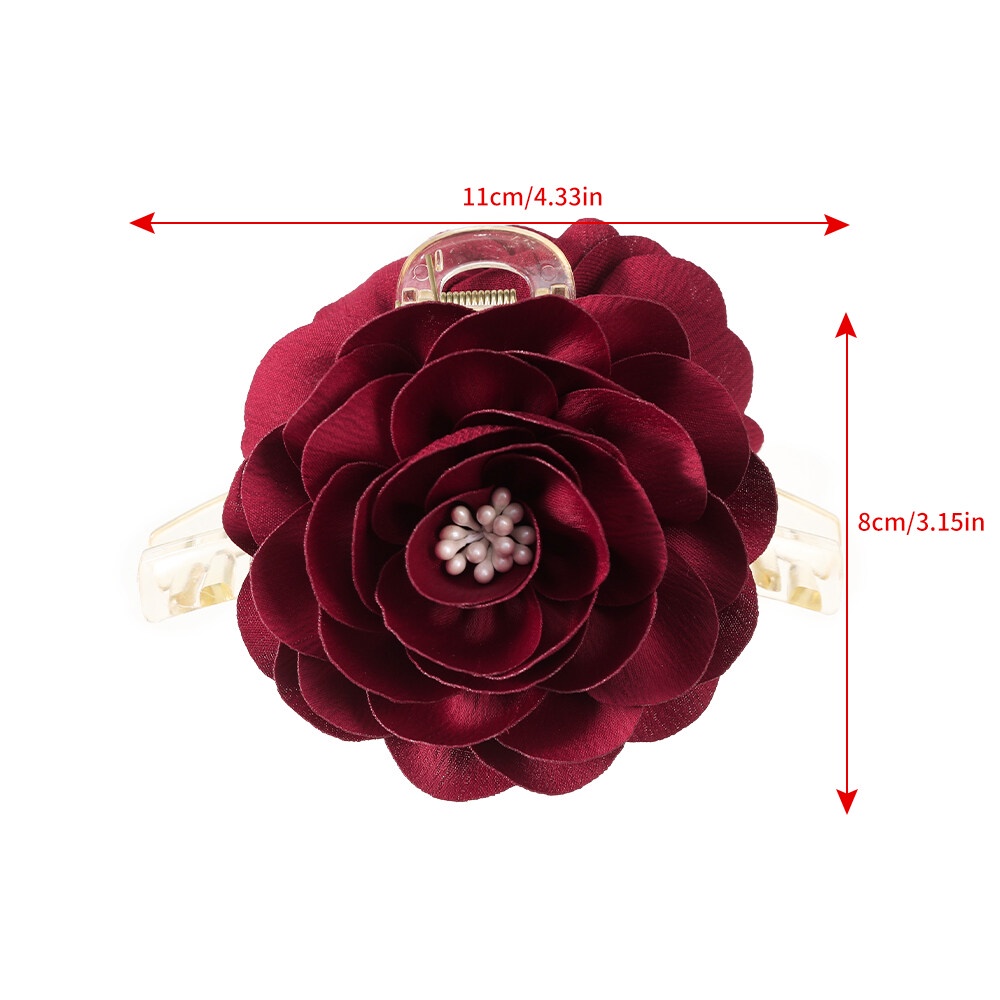 Kẹp Tóc Đính Hạt Nhiều Bông Hoa Phong Cách Đơn Giản Cho Nữ