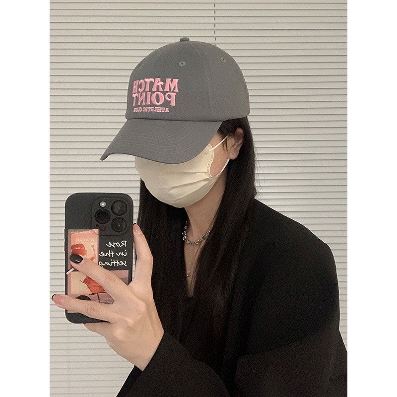 Mũ Lưỡi Trai Mềm Thêu Họa Tiết Phong Cách Hàn Quốc Thời Trang Mùa Hè 2023 Cho Nữ