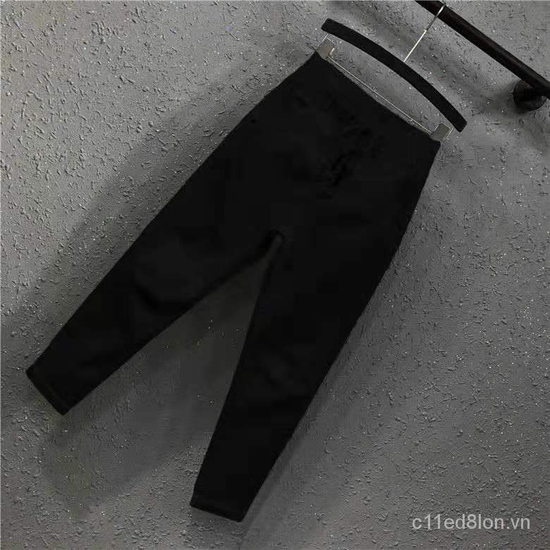 Quần Denim Cotton Dài Đến Mắt Cá Chân Dáng Ôm Dài Đến Mắt Cá Chân Màu Trắng Phong Cách Châu Âu Thời Trang Xuân Hè Hàng Mới Dành Cho Bạn Nữ