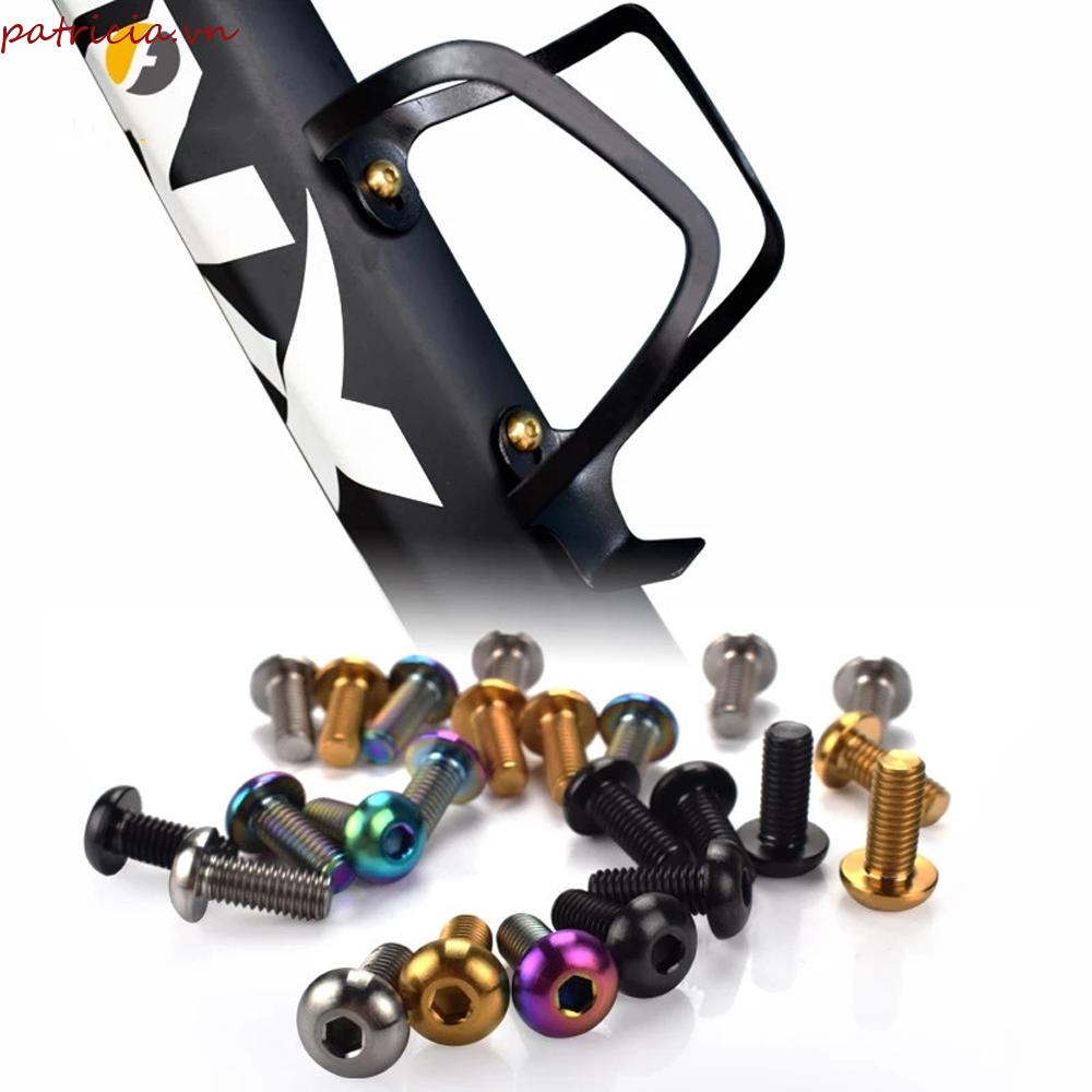Bộ 2 Ốc Vít Cố Định Bình Bơm Hơi Xe Đạp Leo Núi Bằng Hợp Kim Titan Kích Thước 5X12Mm