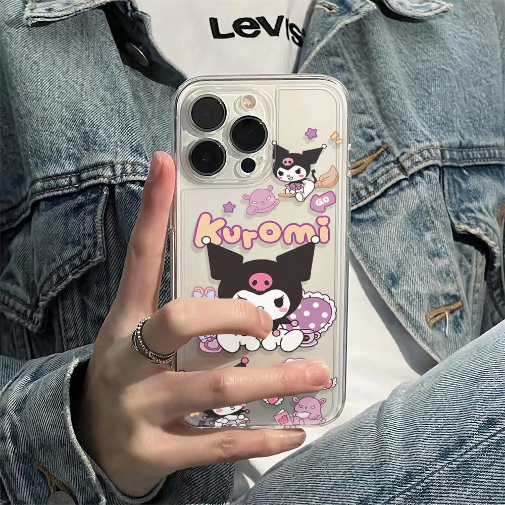 ✅Ốp Điện Thoại Mềm Chống Sốc 13 Phong Cách Kuromi plus78 Max14Pro6In iPhone12 Apple 11