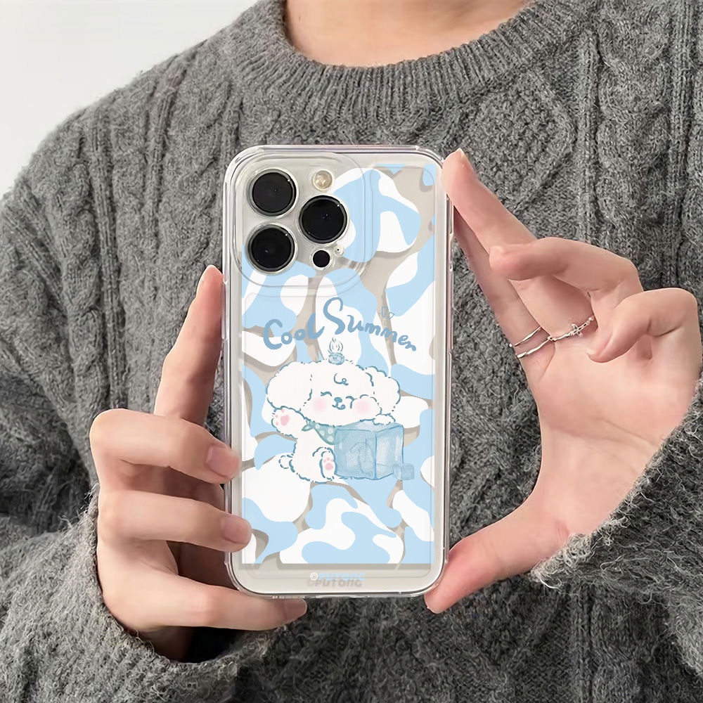 ✅Ốp Điện Thoại Dẻo Họa Tiết Chú Chó Dễ Thương Chống Sốc Cho Apple maxplus11 6In 1378iPhone1214pro