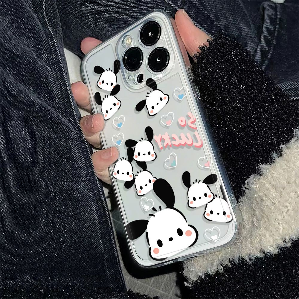 ✅Ốp Điện Thoại Dẻo Họa Tiết Chú Chó Pacha Đơn Giản Chống Sốc Cho Iphone 11 14pro 13 78Iphone126In VYZF