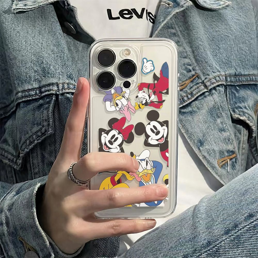 ✅Ốp Điện Thoại Mềm Chống Sốc In Hình Mickey Cho Iphone 6Iniphone 1214 Pro 1113 Max Plus 78