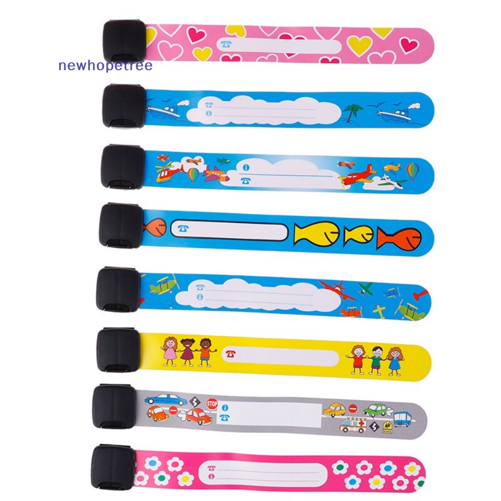 Set 4 Vòng Đeo Tay Chống Lạc An Toàn Cho Bé Màu Sắc Ngẫu Nhiên