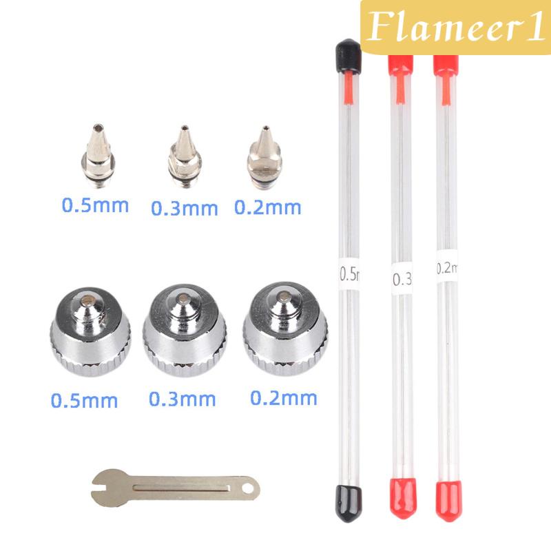 Set 1 / 10 Vòi Phun Khí Nhỏ Kèm Cờ Lê Dùng Làm Đồ Thủ Công