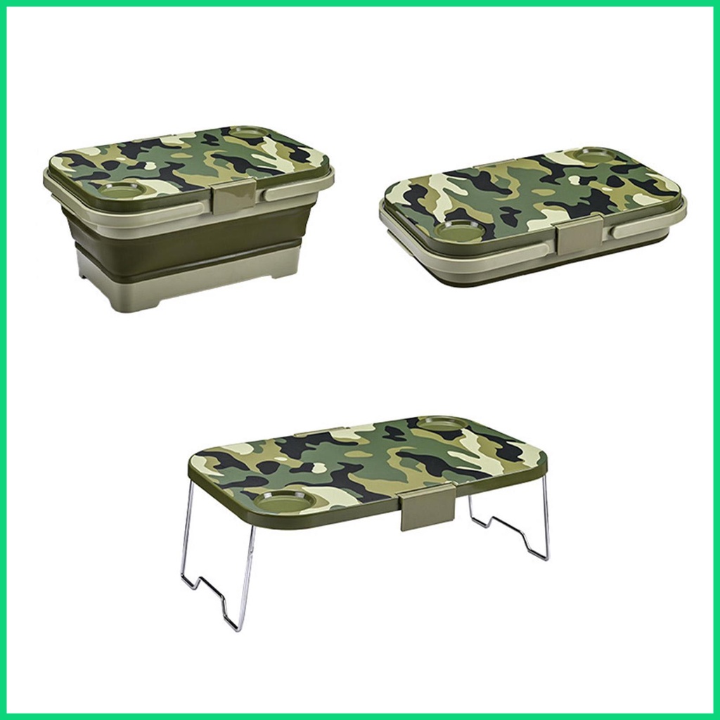 Giỏ Đựng Đồ Có Nắp Chống Rò Rỉ Có Thể Gấp Gọn Tiện Dụng Khi Đi Dã Ngoại