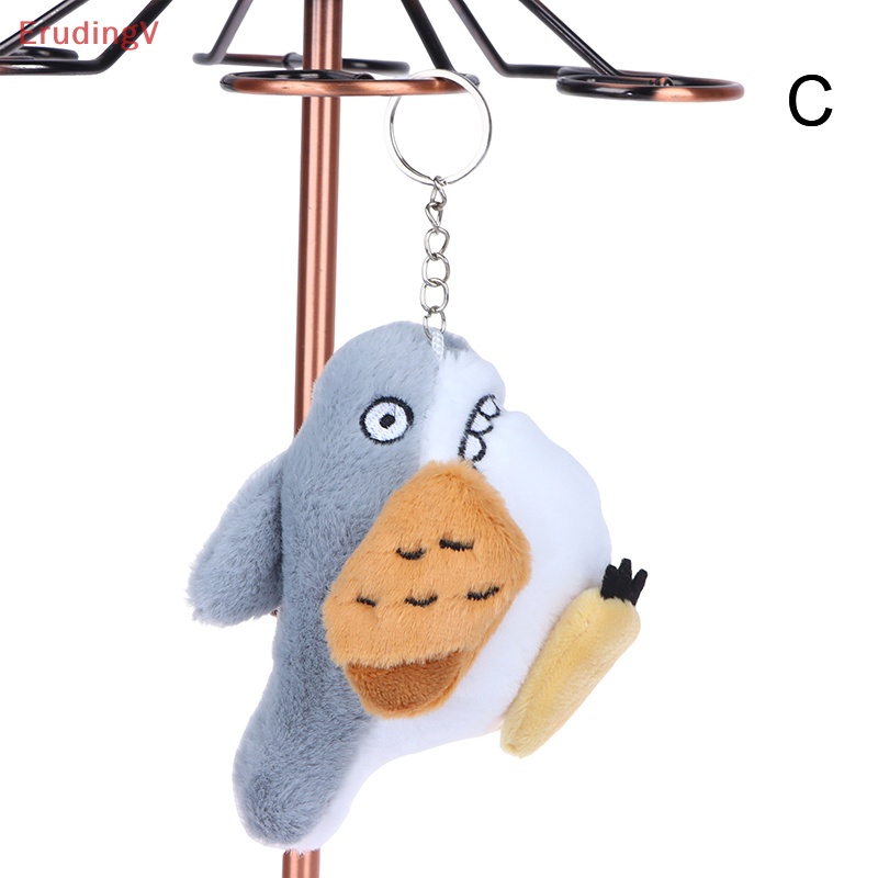 [ErudingV] Móc Khóa / Ba Lô / Túi Xách Hình Cá Mập Nhồi Bông Mềm Mại Trang Trí Xe Hơi / Quà Tặng Trẻ Em