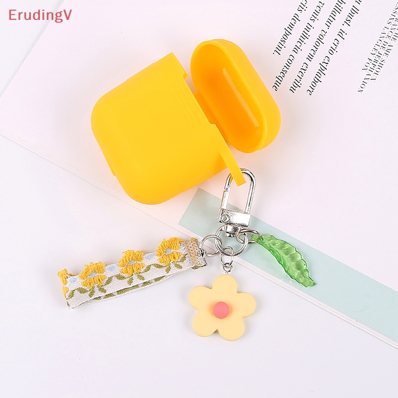 [ErudingV] Móc Khóa Hình Hoa Hướng Dương Xanh Lá Dễ Thương Trang Trí Ba Lô [Mới]