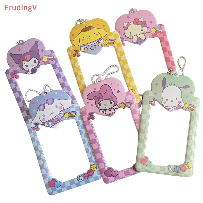 Bộ Album Đựng Thẻ Id / Móc Khóa / Thẻ Ngân Hàng Hình Thỏ Kuromi Cinnamoroll Melody Dễ Thương