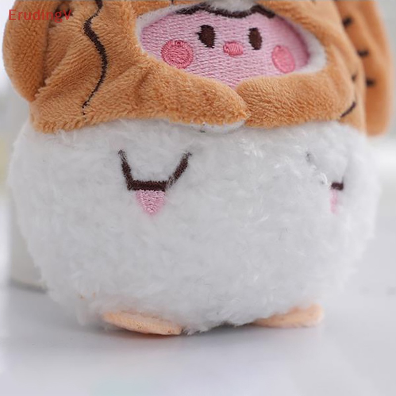 [ErudingV] 1 Búp Bê Đồ Chơi Thỏ Nhồi Bông Mặc Áo Choàng Sáng Tạo 9cm DIY