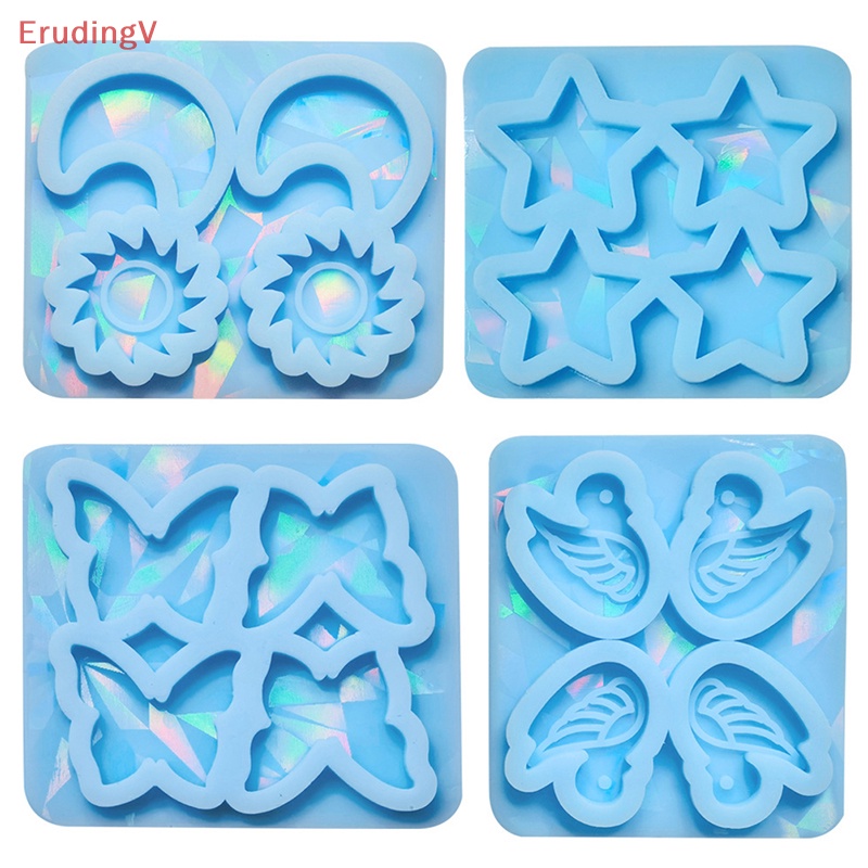 Khuôn Silicon Làm Mặt Trang Sức Hình Động Vật Dễ Thương DIY