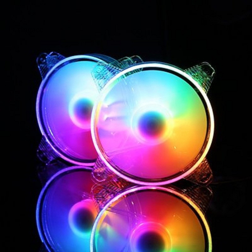 Quạt Tản Nhiệt Có Đèn LED Trong Suốt Cho Máy Tính Để Bàn