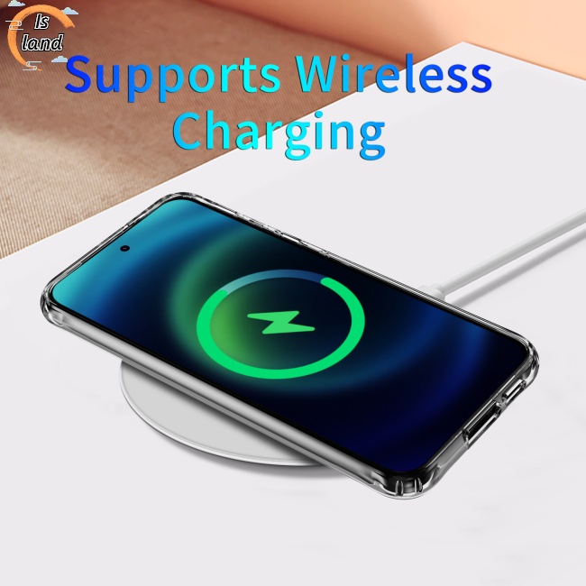 Ốp Điện Thoại Hình Vuông Trong Suốt Chống Sốc Cho S23plus S23 +