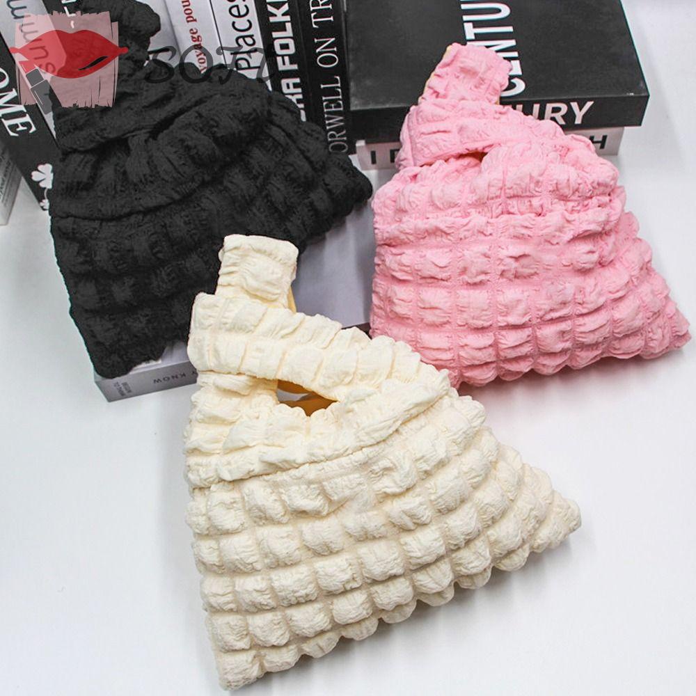 Túi Tote Đeo Vai Họa Tiết Kẻ Sọc Đơn Giản Thời Trang